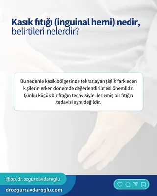 Kasık fıtığı erken tedavi