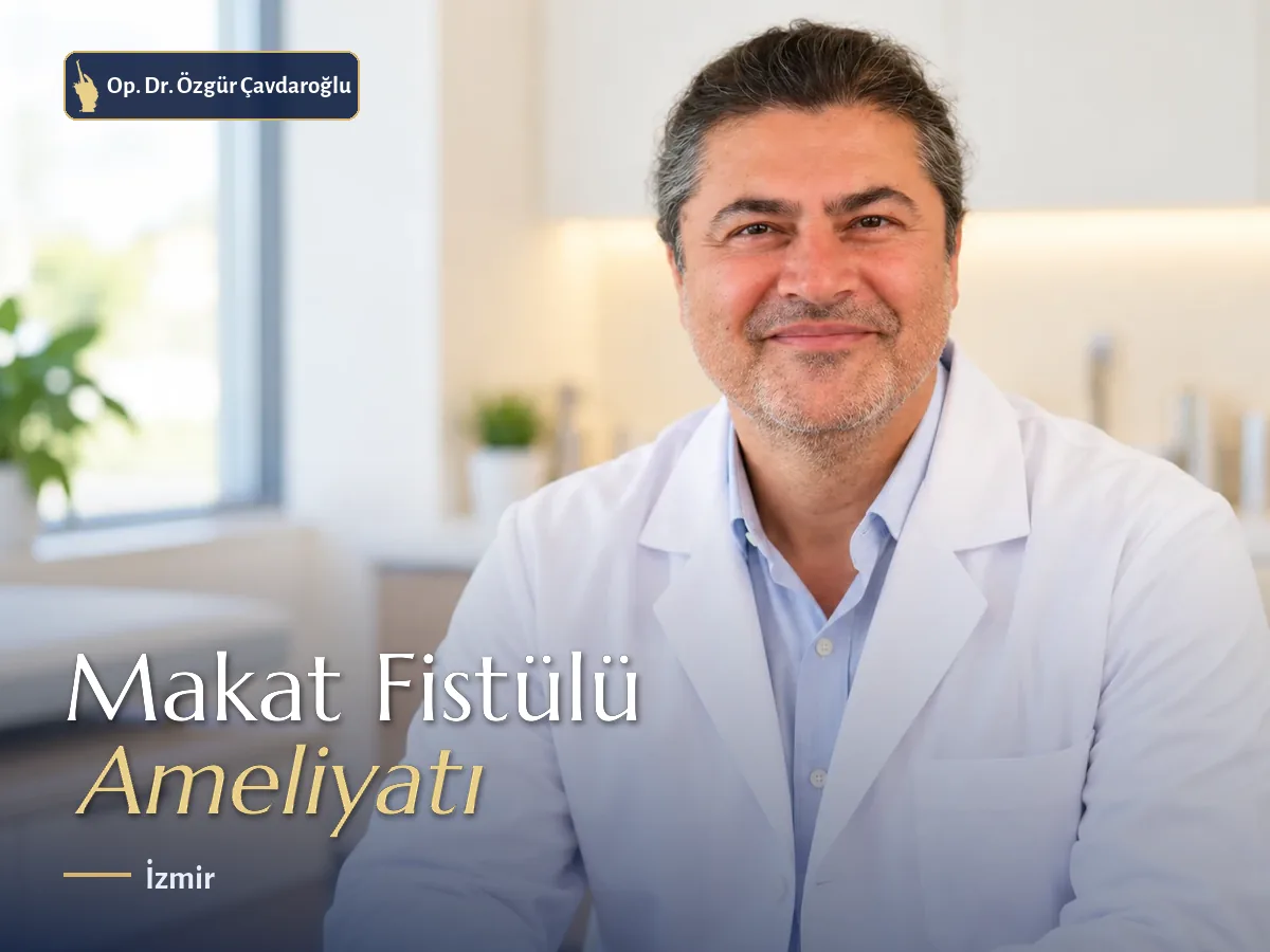 Op. Dr. Özgür Çavdaroğlu makat fistülü ameliyatı Konak