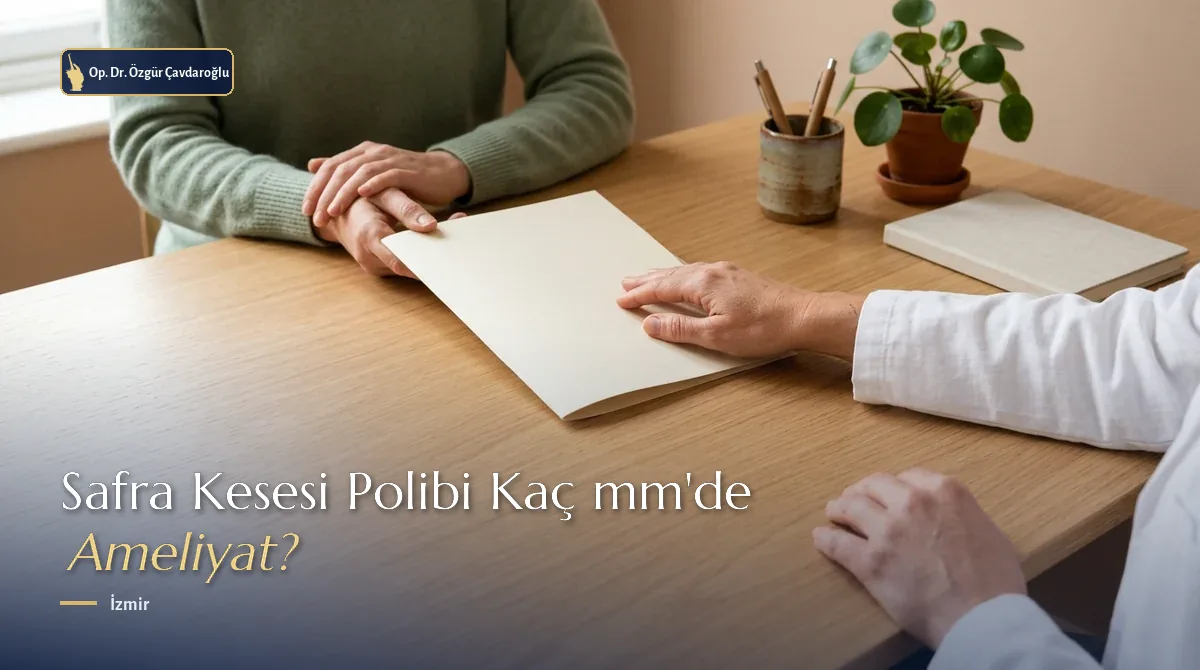 Safra kesesi polibi kaç mm ameliyat
